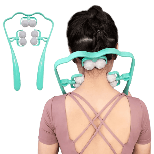 Neck and Shoulder Roller Self-Massage Tool 
