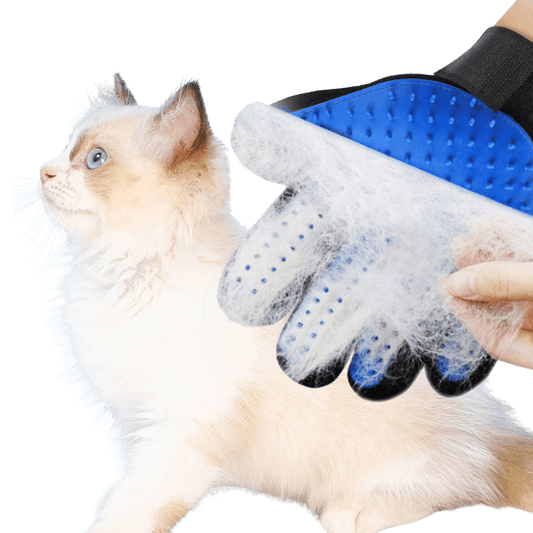 Bath Massage Gloves Brush  for Dogs Cats Tools 